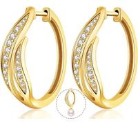 Orecchini Perle Orecchina Perla Pendenti Goccia Argento Oro Bianco Miaofu Pendente Donna