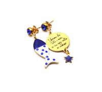 Orecchini Pesce - Orecchini ciondolo pendente donna mare - Liberami da tutti i mari