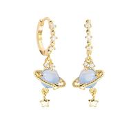 Orecchini pianeta | Orecchini da donna alla moda, orecchini Saturn ' Saturn Planet Dangle da donna ' Space Planet Dangle Boucl, Se référer à la description, Fare riferimento alla descrizione, Fare
