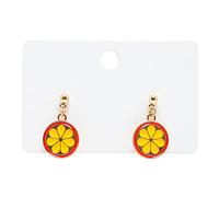 Orecchini Piccoli Cerchi per Donne Orecchini di Frutta Carini per Donne Divertenti Orecchini al Limone di Kawaii Funky novità Orecchini per cibi Che penzolano Orecchini Divertenti per Ragazze