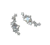 Orecchini Pietr Orecchini a bottone con stelle delicate for donne, sobri e raffinati, accessori for le orecchie da ragazza, semplici gioielli da indossare ogni giorno(Color01)