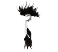 Orecchini Piumaggio Unici Imitazione Clip Per Orecchie Piumaggio Non Slip Accessori Per Le Orecchie Adatti Matrimoni E Clip Dichiarazione Delle Feste