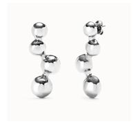 Orecchini placcati argento Sterling con quattro sfere a forma di bolle