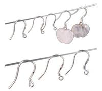 Orecchini placcati in argento da 200 pezzi ganci per orecchini a filo