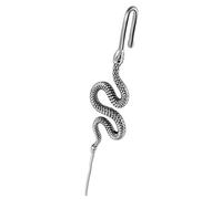 Orecchini professionali con linea di colata che cattura gli occhi orecchini con efficiente linea obliqua piercing punk stili ornamento borchie professionali, Misura unica, come descritto, come