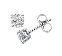 ORECCHINI PUNTO LUCE in ORO 18 kt E VS da 0.10 a 1.0 ct - Modello ROMA (Caratura