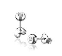 Orecchini Punto Luce Roger Gems con Diamanti Naturali IF 0.20ct in oro bianco 18kt