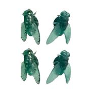 Orecchini realistici a forma di mosca, ipoallergenici, per apri sostanza macromolecola, per feste, orecchini neri flessibili per abiti, Misura unica, come descritto, come descritto