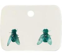 Orecchini realistici a mosca, mini orecchini a mosca nera personalizzati, orecchini a forma di animali simulati, regalo astratto divertente novità, Misura unica, Resina, Nessuna pietra preziosa