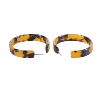Orecchini rotondi con stampa leopardata vintage fascino ragazza ragazzo orecchini a cerchio a forma di C accessori per gioielli per feste di viaggio Incontri per ragazze a buon mercato
