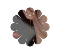 Orecchini rotondi con zirconia cubica, con catena sottile e lunga pendente | Orecchini minimalisti verticali lineari con nappa, delicati gioielli sottili per allungare il viso per matrimoni