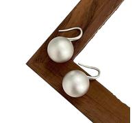 Orecchini rotondi spazzolati smerigliati semplici orecchini geometrici antiallergici Regali gioielli alla moda