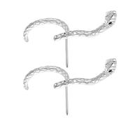 Orecchini Serpente - Orecchini A Cerchio In Lega, Gioielli Dal Design Serpe | Orecchini Serpente - Orecchini A Cerchio In Lega, Gioielli Dal Design Serpente, Accessori Per Orecchie Alla , Gioielli Al