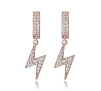 Orecchini set densamente fulmini in oro 14K, orecchini a sospensione moissanita, un regalo radioso per anniversari o momenti che vale la pena ricordare