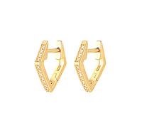 Orecchini Snake Hoop Piccoli per Le Donne Colore Orecchini Cerchio Geometrico Gioielli, LYLSSSDH, 3 L'oro