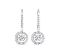 Orecchini 'Sparkling Dance' Donna Swarovski One Size argento