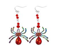 Orecchini spider-spider per ragazze | Colorato Halloween-S-Pinn-Follower-O-Dresy | Orecchini alla moda per fidanzata, moglie, sorella, figlia