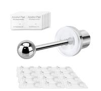 Orecchini Sterili per Piercing Pistola WARRIOR Monouso orecchini maker con tamponi alcolici semplice da usare a casa Adatto donna uomo per orecchio e helix 12 pz