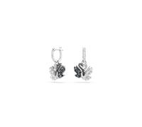 Orecchini 'Swan' Donna Swarovski One Size nero / argento / bianco