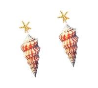 Orecchini unici a forma di creatura marina in acrilico, accessori alla moda per donne, abbigliamento quotidiano, eleganti creature marine in acrilico, comodi da indossare, Taglia unica, come descritto