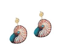 Orecchini unici a forma di creatura marina in acrilico, accessori alla moda per donne, abbigliamento quotidiano, eleganti creature marine in acrilico, comodi da indossare, Taglia unica, come descritto