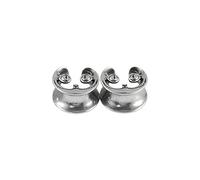 Orecchini unici a forma di gatto per lobi dell'orecchio Piercing Tappi per le orecchie Gauges Accessori Gioielli per Donne Uomini Piercing U Regolabile, 19mm, come descritto, come descritto