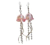 Orecchini unici a forma di medusa ornamento confortevoli gocce per orecchie a forma di medusa gioielli per l'orecchio fatti a mano per migliorare stili privati regalo alla moda personalizzato, Misura