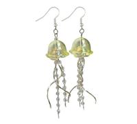 Orecchini unici a forma di medusa ornamento confortevoli gocce per orecchie a forma di medusa gioielli per l'orecchio fatti a mano per migliorare stili privati regalo alla moda personalizzato, Misura