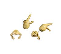 Orecchini unici gotici punk cool a forma di animale gioielli a tema Halloween accessori per uomini donne terrore orecchini spaventosi, Misura unica, come descritto, come descritto