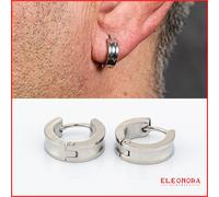 orecchini uomo da lobo orecchino donna acciaio inox cerchio senza nichel per in