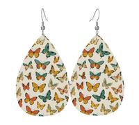 Orecchini Vibrant Butterfly Orecchini Pendent Goccia Stampato Accessori Per Cosplay Feste Tutti I Giorni