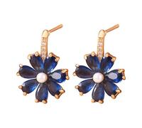 Orecchini vintage con fiori di perle da donna accessori alla moda ipoallergenici gioielli creativi regali