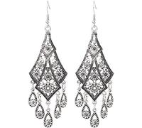 Orecchini Vintage Donna Lampadario Eardrops Foglie Cave Nappe penzolano Orecchini a Gancio Durable And Clever
