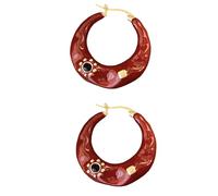 Orecchini vintage francesi multiuso, design comodo e portatile, per donne alla moda che amano gli stili vintage eleganti orecchini per feste, Misura unica, come descritto, come descritto