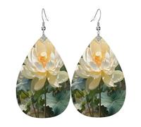 Orecchinis Da Donna White Lotus Leggero Orecchini Donna Stampa Ciondolo Orecchio Per Decorazioni Bambina Festa
