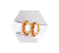 Orecchino a cerchio in argento Sterling 925 ipoallergenico alla moda per le donne piccoli regali a cerchio in oro per amica, madre, mamma, compleanno, orecchini leggeri a goccia Huggie per fidanzata,