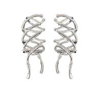 Orecchino a nastro con fiocco minimalista con fiocco gioielli alla moda nodo a farfalla accessorio vintage per donne ragazze gioielli per feste con fiocco