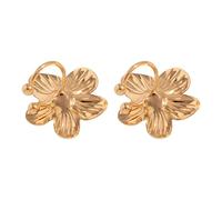 Orecchino alla moda a forma di stella, non forato, adatto per donne giovani che cercano versatilità alla moda orecchini alla moda, Flowers, come descritto, come descritto