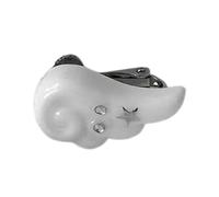 Orecchino alla moda con ali d'angelo, orecchino non penetrante, bracciale con ali d'angelo, adatto per donne giovani che cercano versatilità alla moda, bracciale da donna non penetrante