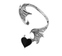 Orecchino alla Moda per Le Donne Orecchini a Forma di Cuore Puck Rock Vintage Silver Ear Cuff Girls Jewerly Cool Butterfly Bohemia Trend Fashion Book