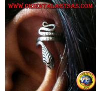 Orecchino Ear Cuff in argento 925‰ a forma di serpente (per pezzo)