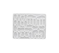 Orecchino flessibile del silicone del commestibile per i monili con le combinazioni multiple di forma per i disegni creativi facile Demold, One Size, come descritto, come descritto