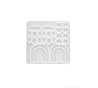 Orecchino flessibile del silicone del commestibile per i monili con le combinazioni multiple di forma per la forma irregolare di disegni creativi, One Size, come descritto, come descritto