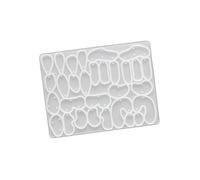 Orecchino flessibile del silicone del commestibile per i monili con le combinazioni multiple di forma per la forma irregolare di disegni creativi, One Size, come descritto, come descritto