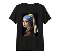 Orecchino Gotico Ragazza Perla Emo Gotico Johannes Vermeer Maglietta Premium