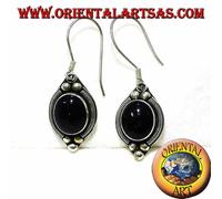 Orecchino In Argento 925 Con Onice fatto a mano a Bali Indonesia