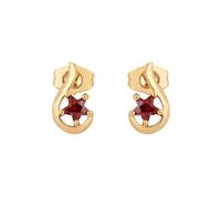 Orecchino, orecchino a chiodo zirconio oro lacrima con stella in zircone cubico 13 mm per donna graduazione gioielli, zircone cubique de forme régulière, Rame, Zirconia cubica