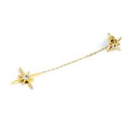 Orecchino rosa dei venti con pendente rosa dei venti