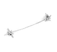 Orecchino rosa dei venti con pendente rosa dei venti