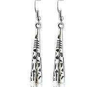 Orecchino Totem Intagliato Squisito ipoallergenico con Gioielli retrò Hollow Ear per Le Donne Prestazioni affidabili Women Convenient Handled